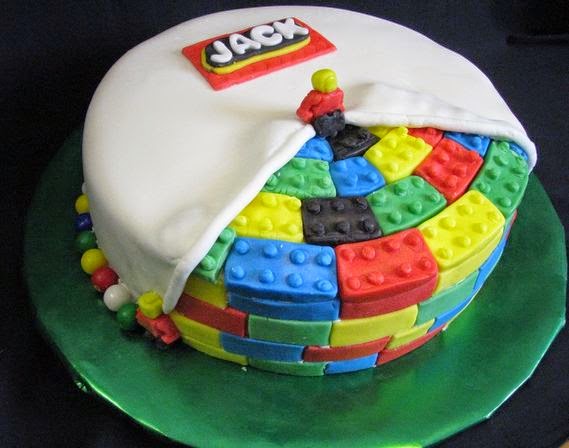 lego birthday cake